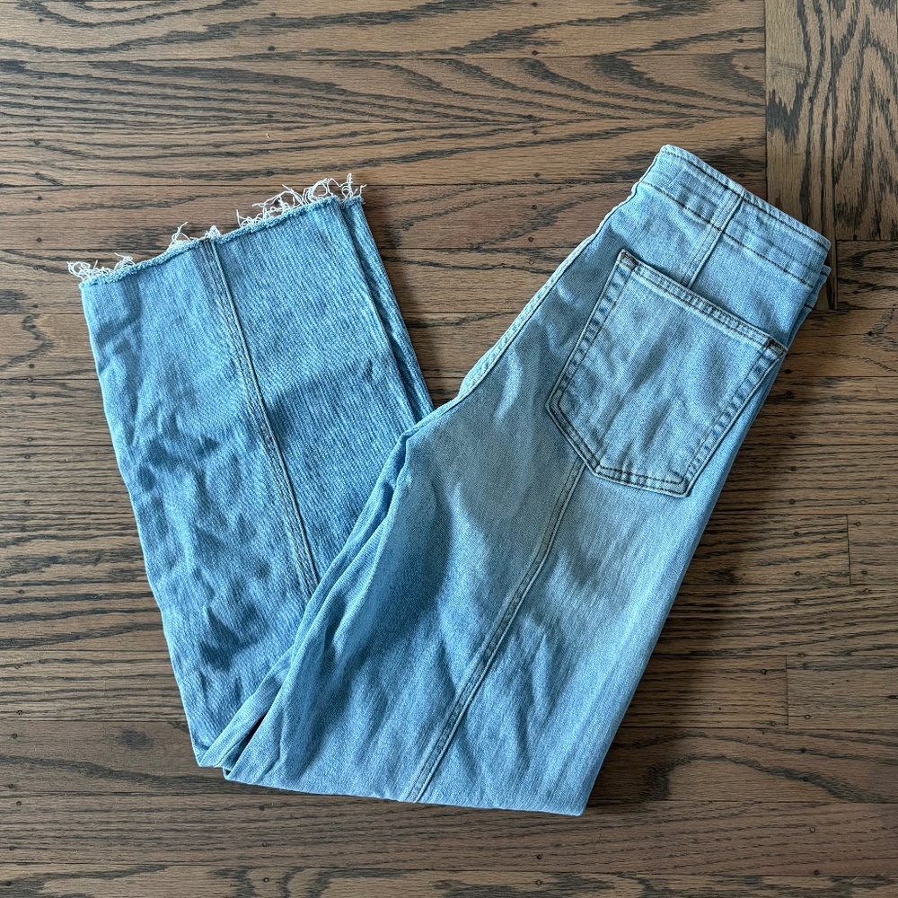 Reformation Leon Stretch Flood Jeans